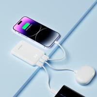 沃品（WOPOW）L36 10000毫安小鹏灯显超薄移动电源 单位：个 颜色：白色