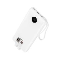 沃品（WOPOW）LQ03自带线充电宝10000毫安时22.5W快充移动电源（单位：个）适用苹果华为小米手机 颜色：白色