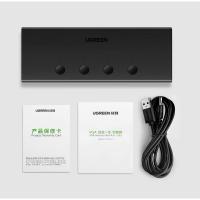 绿联（UGREEN）CM15350279VGA切换器四进一出4进1出(单位：个）黑色