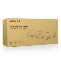 绿联（UGREEN）CM15350279VGA切换器四进一出4进1出(单位：个）黑色