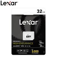 雷克沙（Lexar） LSDM10-32GABCNHE TF卡 32GB Micro SD3.0 UHS-I 传输100MB/s 写入30MB/s 尺寸11*15*1 mm (单位：张) 黑白