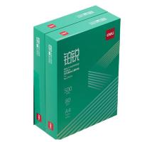 得力（deli）ZF577铂锐系列复印纸 A4-80g-500张/包共5包 210*297mm （单位：箱）白色