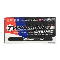 晨光（M&G）XPMV7404 粗细双头记号笔混合装 1.5mm+0.5mm 12支/盒（单位：盒）混色发货