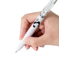得力（deli）SA603 速干按动熊猫IP中性笔 0.5mm 4支/盒（单位：盒）黑