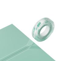 得力（deli）30065 易撕型文具胶带 18mm*30y*38μm 8卷/筒（单位：筒）高透 新旧包装随机发货
