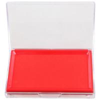 亚信9864玉玺印台快干印台高弹材质台芯长方形约118*85mm（单位：个）红色