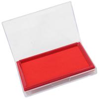 亚信9864玉玺印台快干印台高弹材质台芯长方形约118*85mm（单位：个）红色
