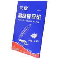 亚信NO.280复写纸蓝色100张+2张红色  薄型高级双面踏蓝纸8K（单位：包）红色蓝色