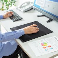 山业 200-MPD022S 鼠标垫 32*36cm 带腕托 （单位:张） 黑色