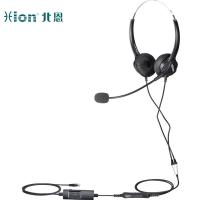 北恩（HION） FOR600D 头戴式双耳话务耳机 水晶头接口(带线控及线序调节)(单位：副)