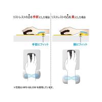 山业 MPD-GEL25BK 果冻鼠标垫 分离式 黑色 (单位:套)