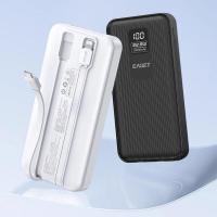 忆捷（EAGET） EQ102 自带双线充电宝10000毫安快充 10000mAH （单位：个） 黑色