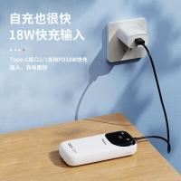 纽曼（Newmine） AL28 自带线充电宝 10000毫安 大容量 （单位：个） 奶茶色
