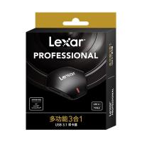 雷克沙（Lexar）USB3.1 高速读卡器  TF/SD/CF 多功能三合一 支持UHS-II读取 (单位：个)
