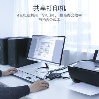 绿联（UGREEN） 50280 KVM切换器 VGA视频切屏器 4进1出（单位：个）黑色
