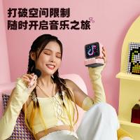 点音 MIC 复古蓝牙音箱带声卡麦克风K歌话筒音响一体 15W（单位：套）颜色随机