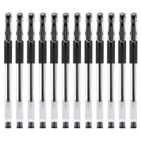 三木（SUNWOOD） P9 盖帽式子弹头中性笔 0.5mm 12支/盒(单位：盒) 黑色