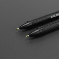 宝克（BAOKE）B73 按动圆珠笔 半针管中油笔0.7mm 办公签名原子笔 黑色 48支/盒(单位：盒)