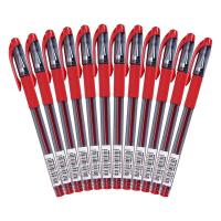 晨光（M&G） AGP63201 拔帽全针管中性笔签字笔水笔 0.38mm  (单位：盒 )红色