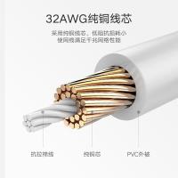 绿联（UGREEN） 六类纯铜网线 50186 NW101 3米 （单位：条) 黑色