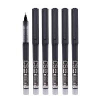 白雪（snowhite） T1277 CS笔尖速干签字笔 0.5mm 12支/盒(单位：盒) 黑色