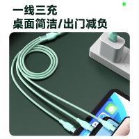 毕亚兹（BIAZE） K103 100W快充一拖三编织数据线 1.2m(单位：根) 白色