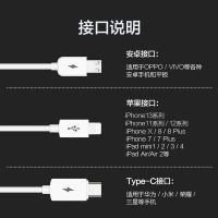 品胜（PISEN） AP07-1200 三合一充电线 1200mm （单位：条） 云初白
