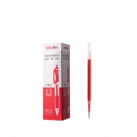得力（deli） S782按动中性笔替芯0.5mm子弹头 20支/盒（单位：盒）红色
