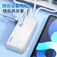 纽曼（Newmine） AL23 自带线充电宝 20000mAh 144*67*33mm （单位：台） 白色