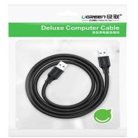 绿联（UGREEN） 60524 数据线 USB3.0接口 公对公 0.5米 双头 (单位：根) 黑色