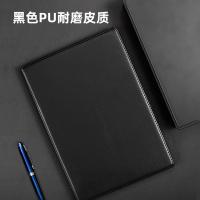 得力（deli） BP114 商务经典皮面本 记事本 120张 黑色（单位：本）