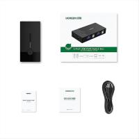 绿联（UGREEN） 30357 VGA KVM切换器 手动按键切换带2口USB (单位:个)