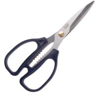 得力（deli） 6039 办公剪刀 剪片厚度2.75mm 195mm 单个装 不锈钢 手柄带塑料 (单位：把) 混色