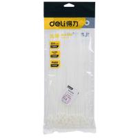 得力（deli） DL-9446 尼龙扎带 4*250mm 200支装/包 (单位: 包)白色