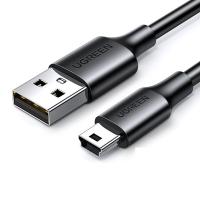 绿联（UGREEN） 10355 USB2.0转Mini 5P数据线 1米 黑色 (单位:根)