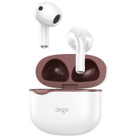 爱国者（aigo） TJ100 无线蓝牙耳机 蓝牙5.3（单位：副）白+棕色
