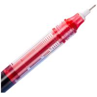 得力（deli）S865速干直液笔签字笔 0.38mm 12支 （单位：盒） 红色