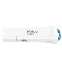 朗科（Netac）U335S USB3.0带写保护开关防病毒优盘 128GB（单位：个）蓝白色
