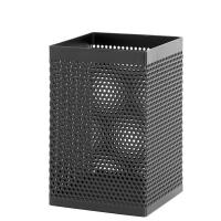 得力（deli）908 笔筒 7*7*10cm（单位：只）黑