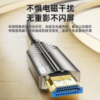 毕亚兹（BIAZE）HX33-200m光纤HDMI线2.0版4K发烧级高清线200米 （单位：个）黑色