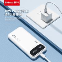 新科（Shinco） G1 TMS系列PD22.5W 超级快充移动电源HY款 10000mAh   15*68.8*141mm（单位：个） 白色