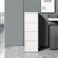 臻远 ZY50212017 文件柜 挂劳柜 四抽鹅颈拉手 46*62*133cm（单位：台）灰白色
