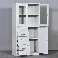 臻远 ZY5062234 钢制文件柜 偏六斗器械柜 85*39*185cm（单位：台）灰白色