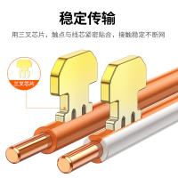 绿联（UGREEN） 30U加厚镀金网络接头 水晶头 六类【30U镀金款】100个 白色（单位：包）