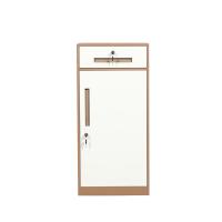 臻远 ZY5062204 钢制文件柜单抽矮柜 85*40*39cm（单位：台）咖色
