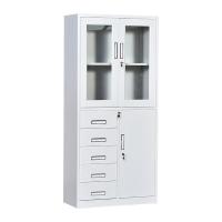 臻远 ZY5062233 钢制文件柜 偏五斗器械柜 85*39*185cm（单位：台）灰白色