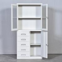 臻远 ZY5062233 钢制文件柜 偏五斗器械柜 85*39*185cm（单位：台）灰白色