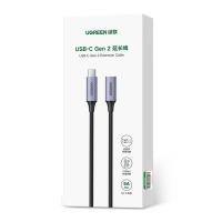 绿联（UGREEN）80810 Type-C延长线公对母USB3.1Gen2全功能数据线PD100W快充兼容雷电4/3显示器4K投屏传输 0.5米（单位：根）