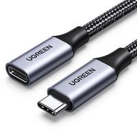 绿联（UGREEN）80810 Type-C延长线公对母USB3.1Gen2全功能数据线PD100W快充兼容雷电4/3显示器4K投屏传输 0.5米（单位：根）