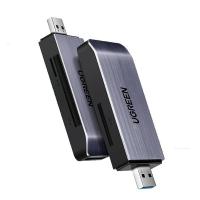 绿联（UGREEN）  CM180  USB3.0四合一读卡器  SD/TF/CF/MS   (单位：个 )黑色
